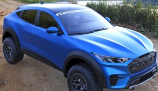 Рендер Ford Mustang Mach-E Raptor