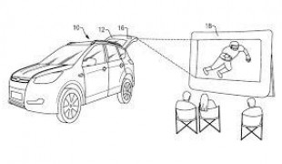Проектор в задней двери вашего Ford. Удивлены?