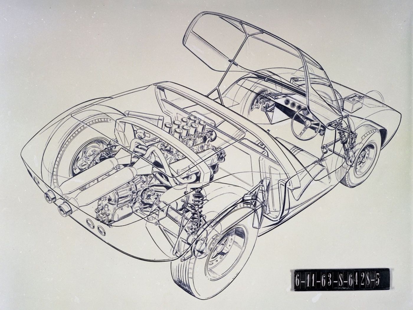Архивные эскизы GT40 фото 4 - превью